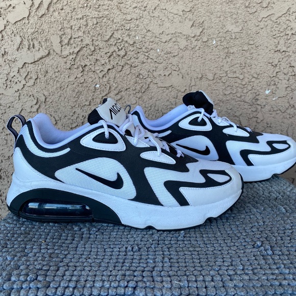 Box Included - *NEW* - Air Max 200 - White n Black - 8.5 - Worn 1 or 2 Times - - Picture 3 of 8